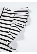 LATA Butterfly Slv & Knot Back Top