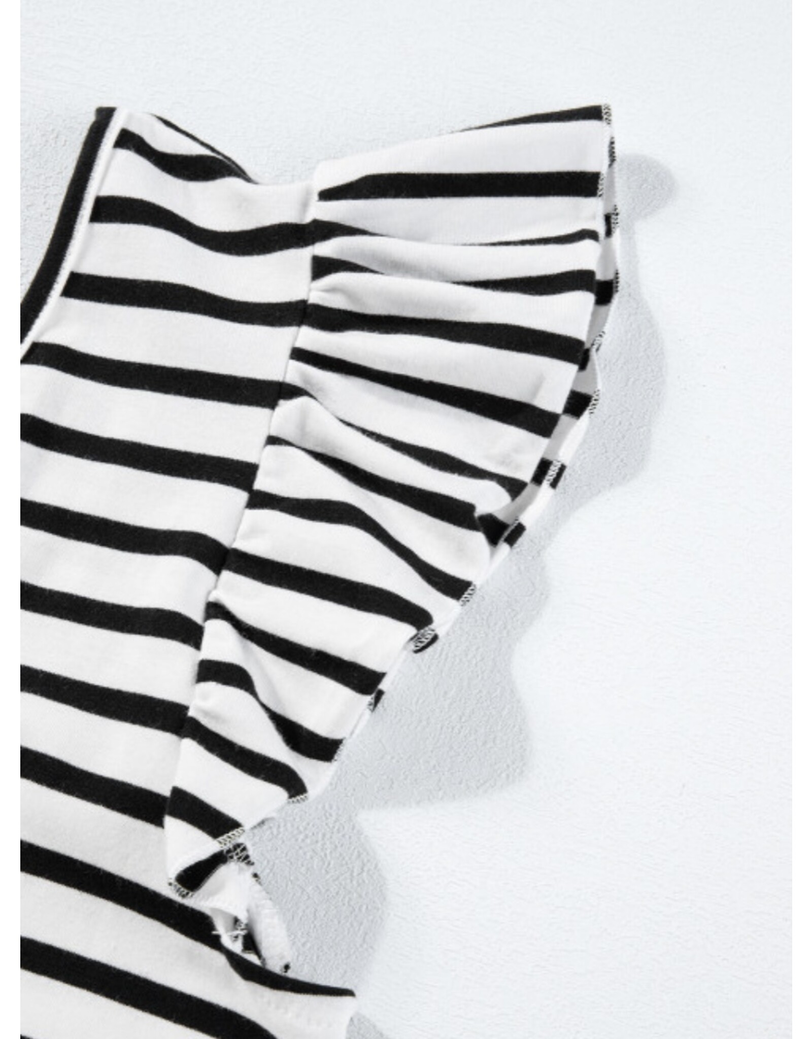 LATA Butterfly Slv & Knot Back Top