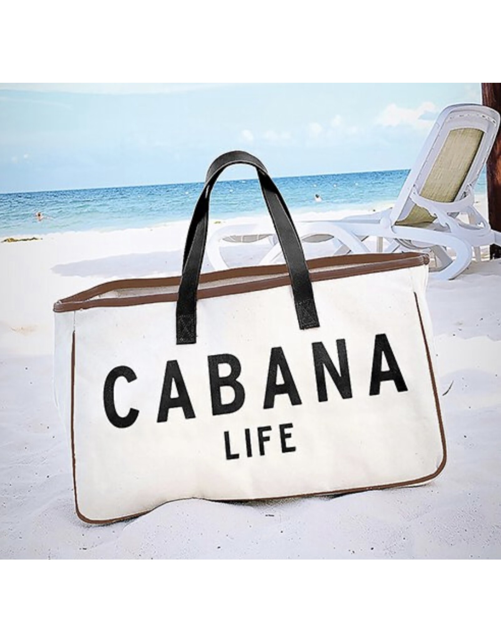 Santa Barbara Designs Canvas Tote - Cabana Life