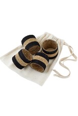 Santa Barbara Designs Seagrass Napkin Rings - Set of 4