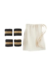 Santa Barbara Designs Seagrass Napkin Rings - Set of 4