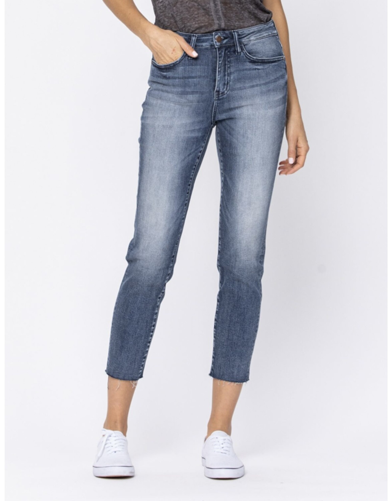 Judy Blue Judy Blue HR Raw Hem Relaxed Fit