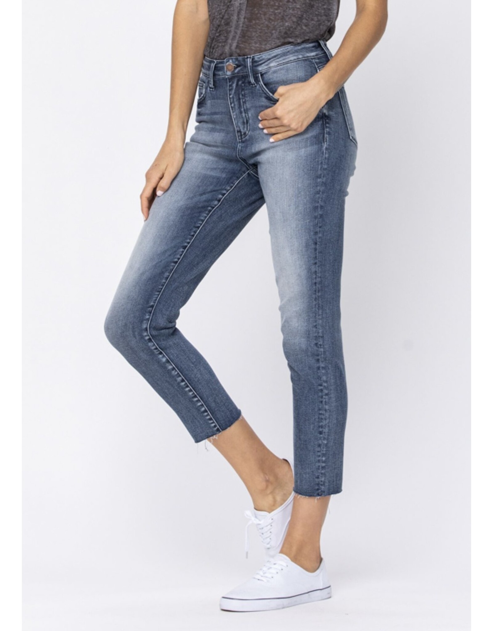 Judy Blue Judy Blue HR Raw Hem Relaxed Fit