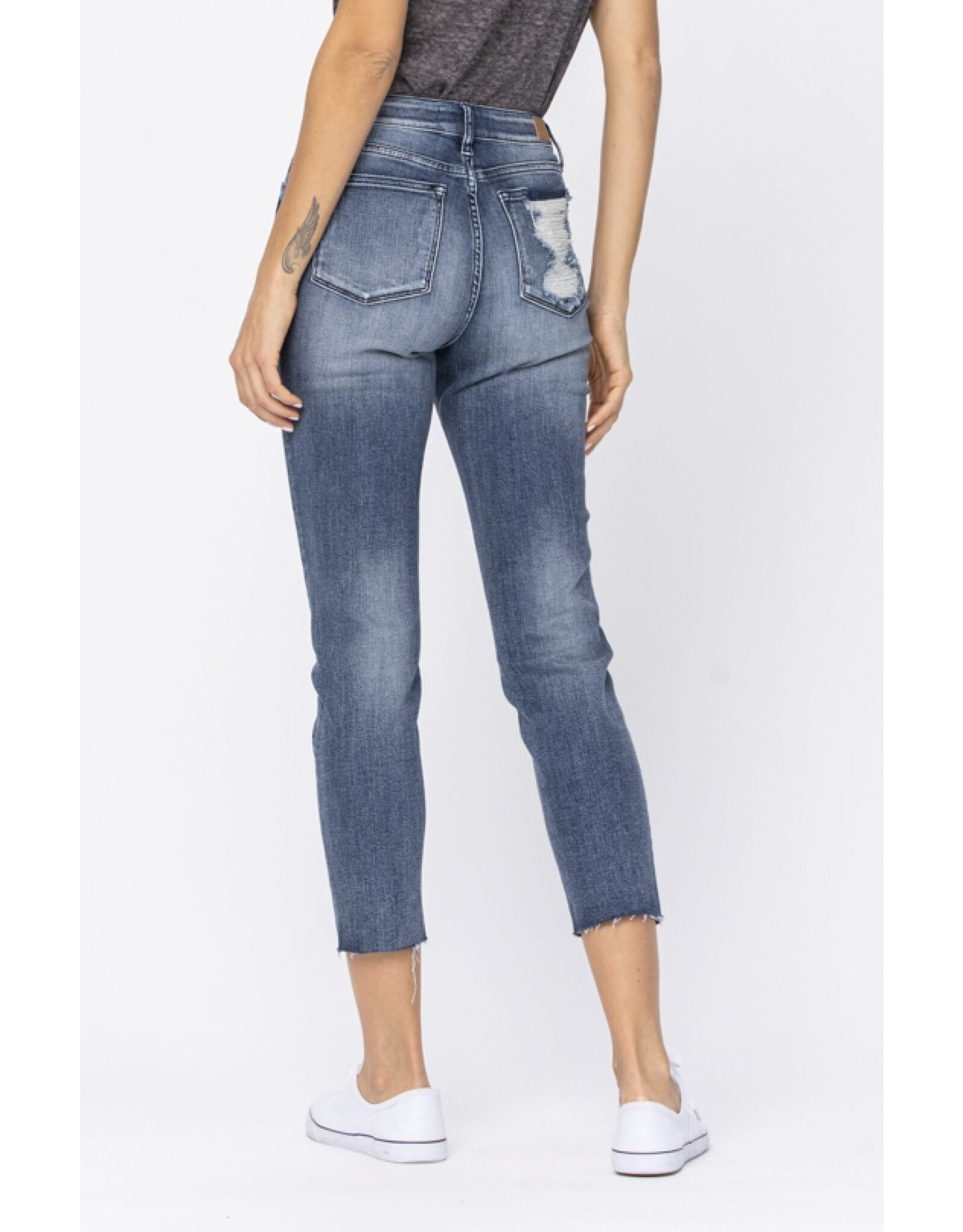Judy Blue Judy Blue HR Raw Hem Relaxed Fit