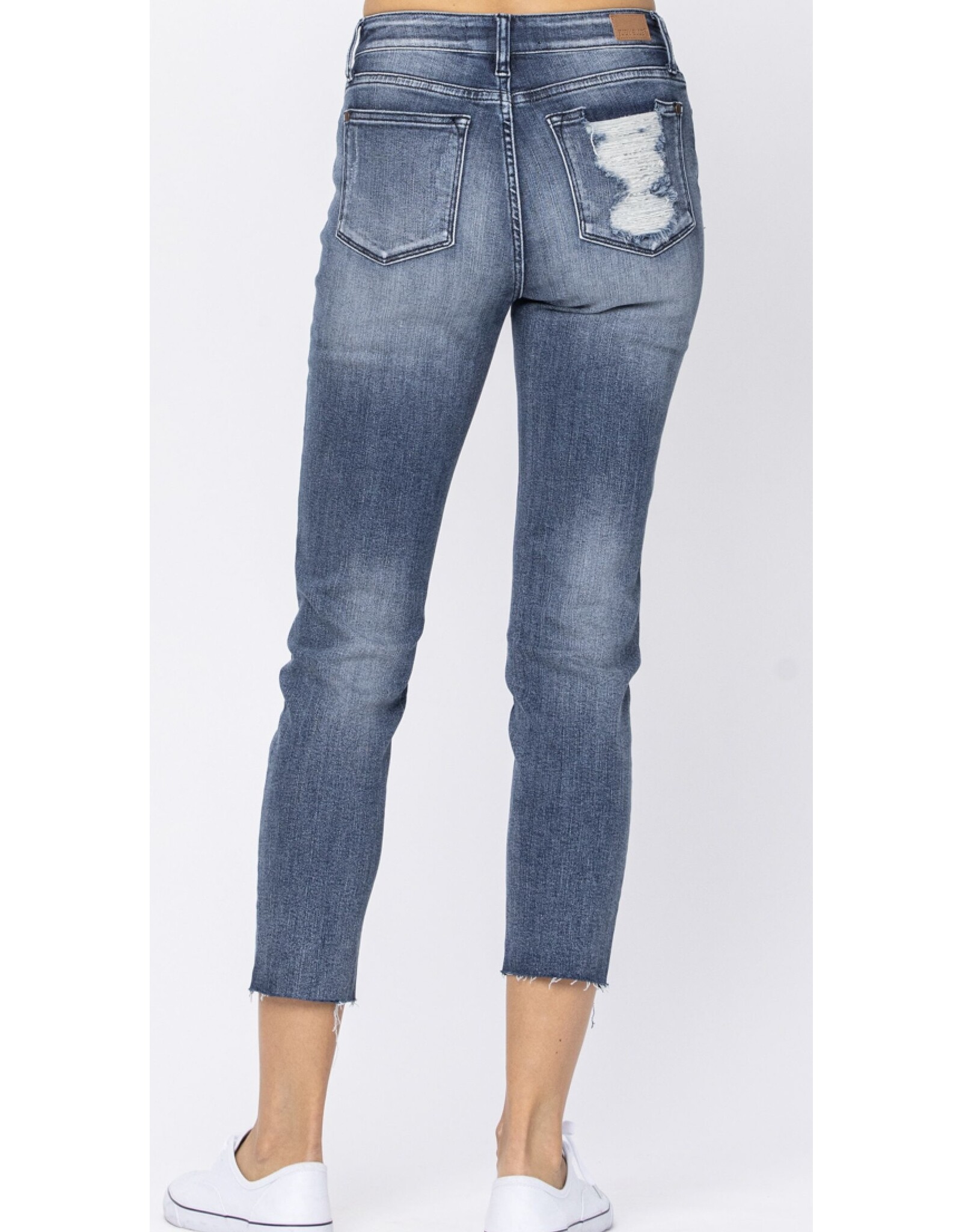Judy Blue Judy Blue HR Raw Hem Relaxed Fit