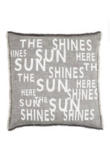 Face to Face SUNSHINE HERE - Euro Pillow Face to Face SUNSHINE HERE - Euro Pillow