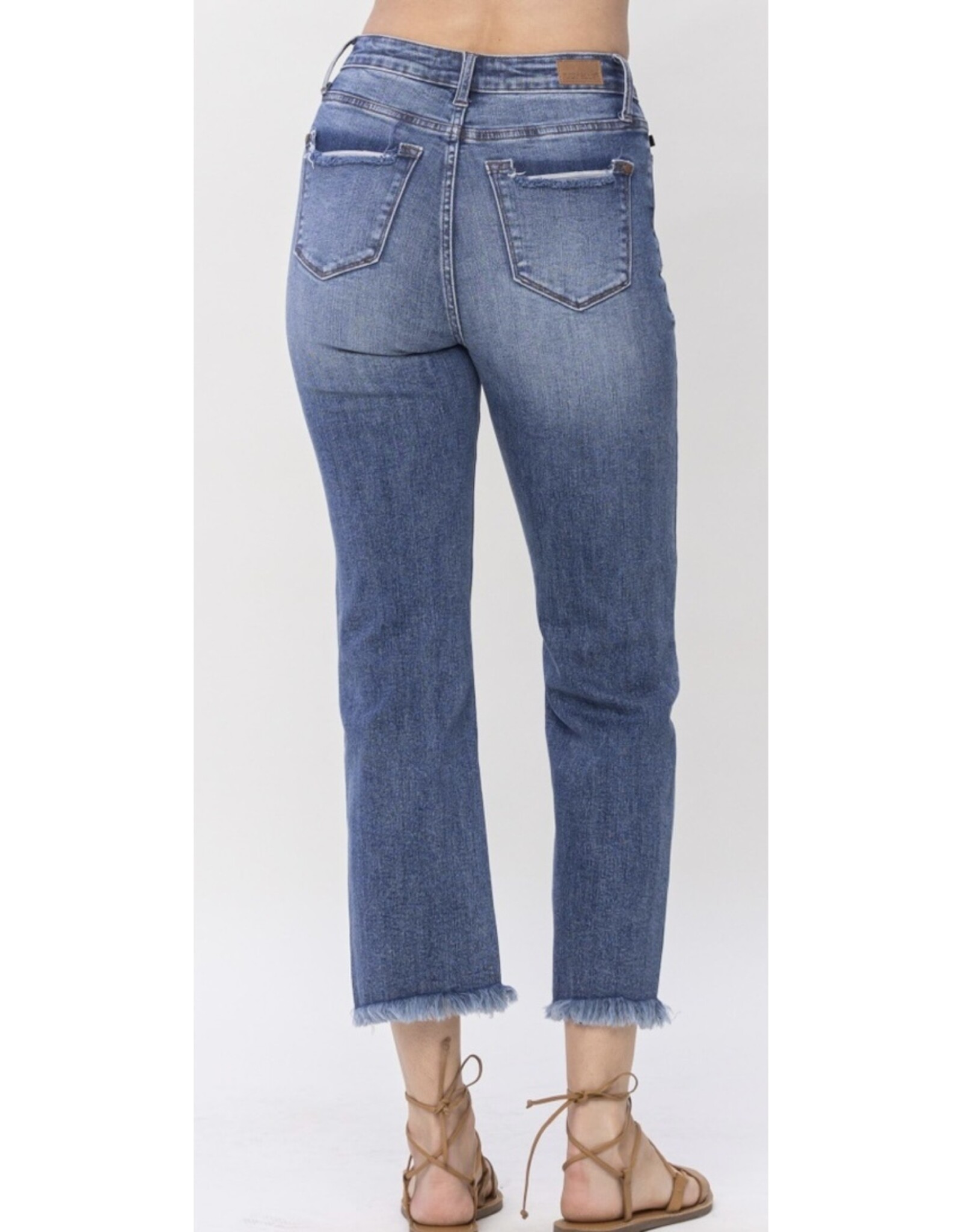 Judy Blue Judy Blue destroy crop straight jeans  
