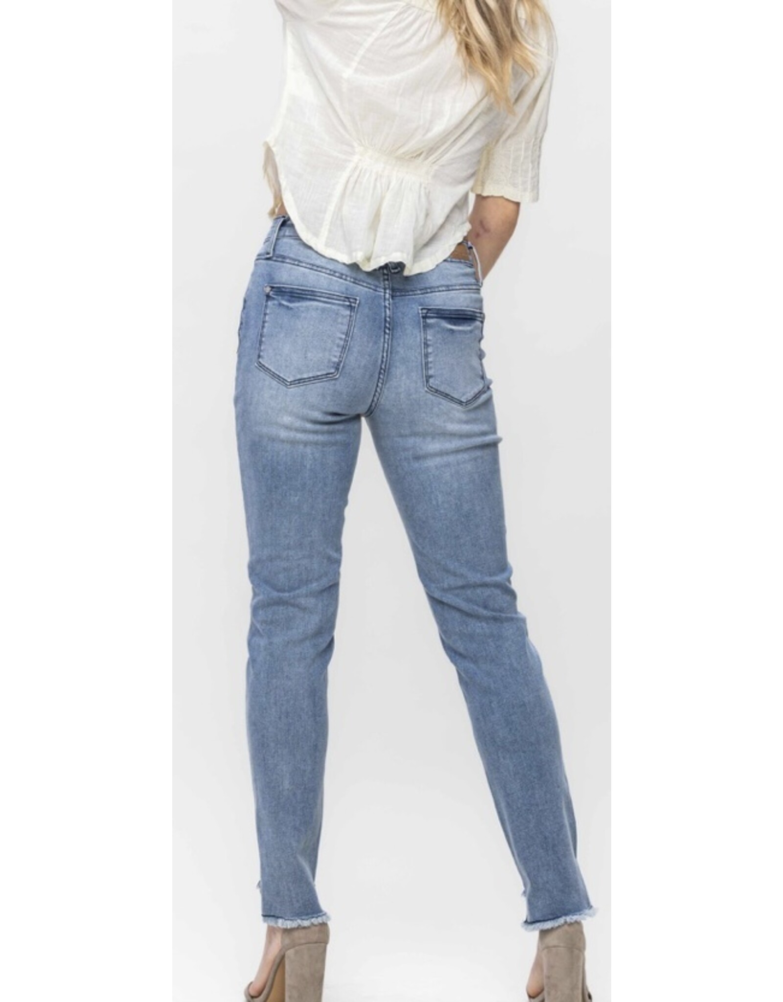 Judy Blue Judy Blue destroy crop straight jeans  