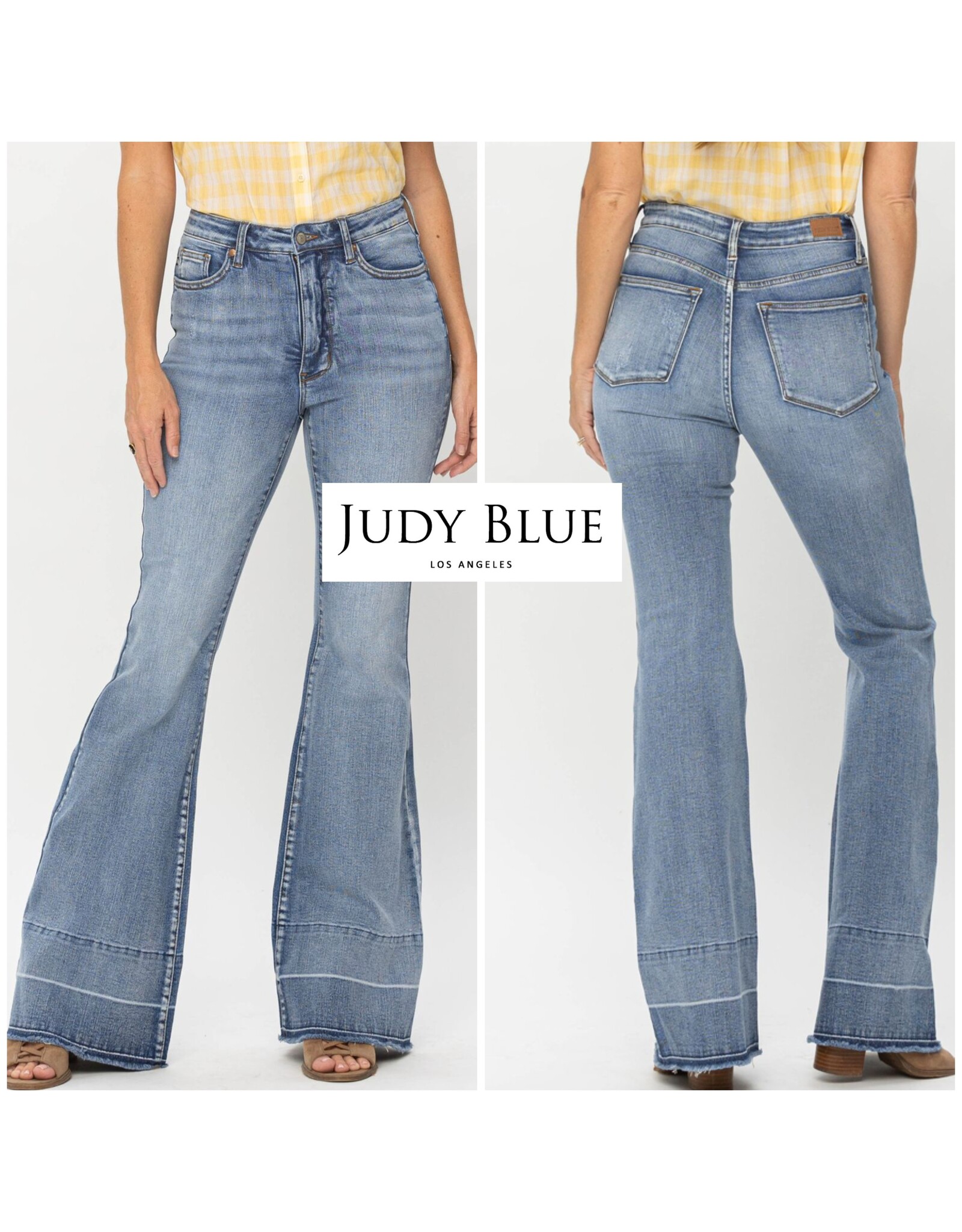 Judy Blue Judy Blue HR tummy control release hem flare