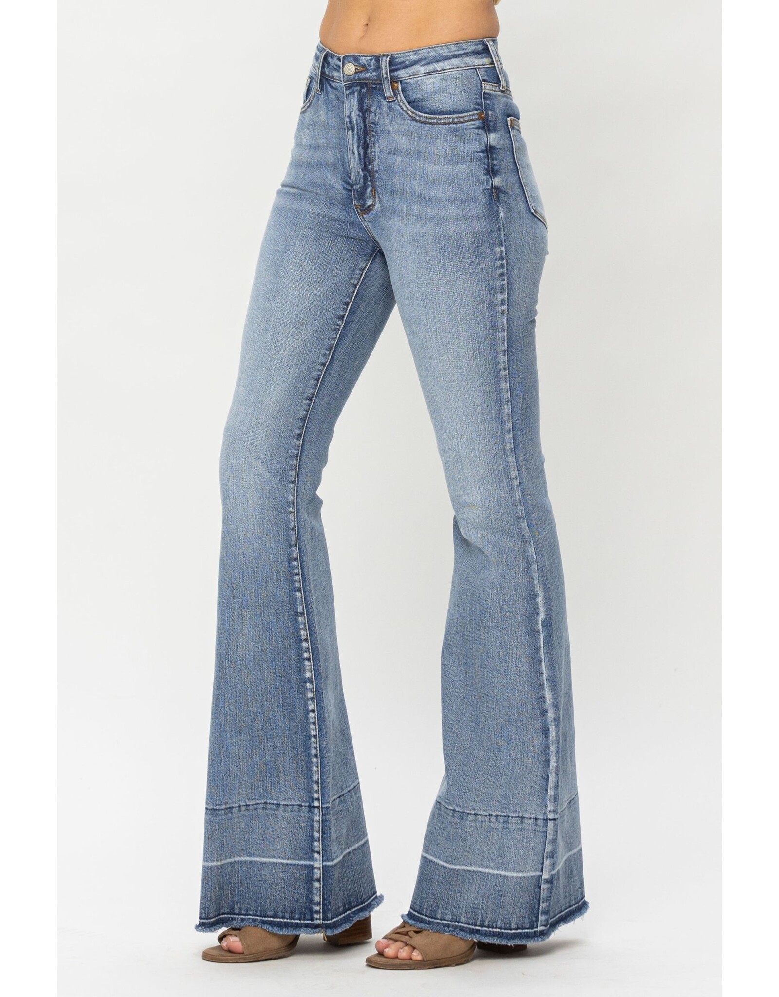 Judy Blue Judy Blue HR tummy control release hem flare