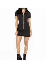mono b Collared A-Line Dress