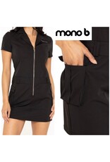 mono b Collared A-Line Dress