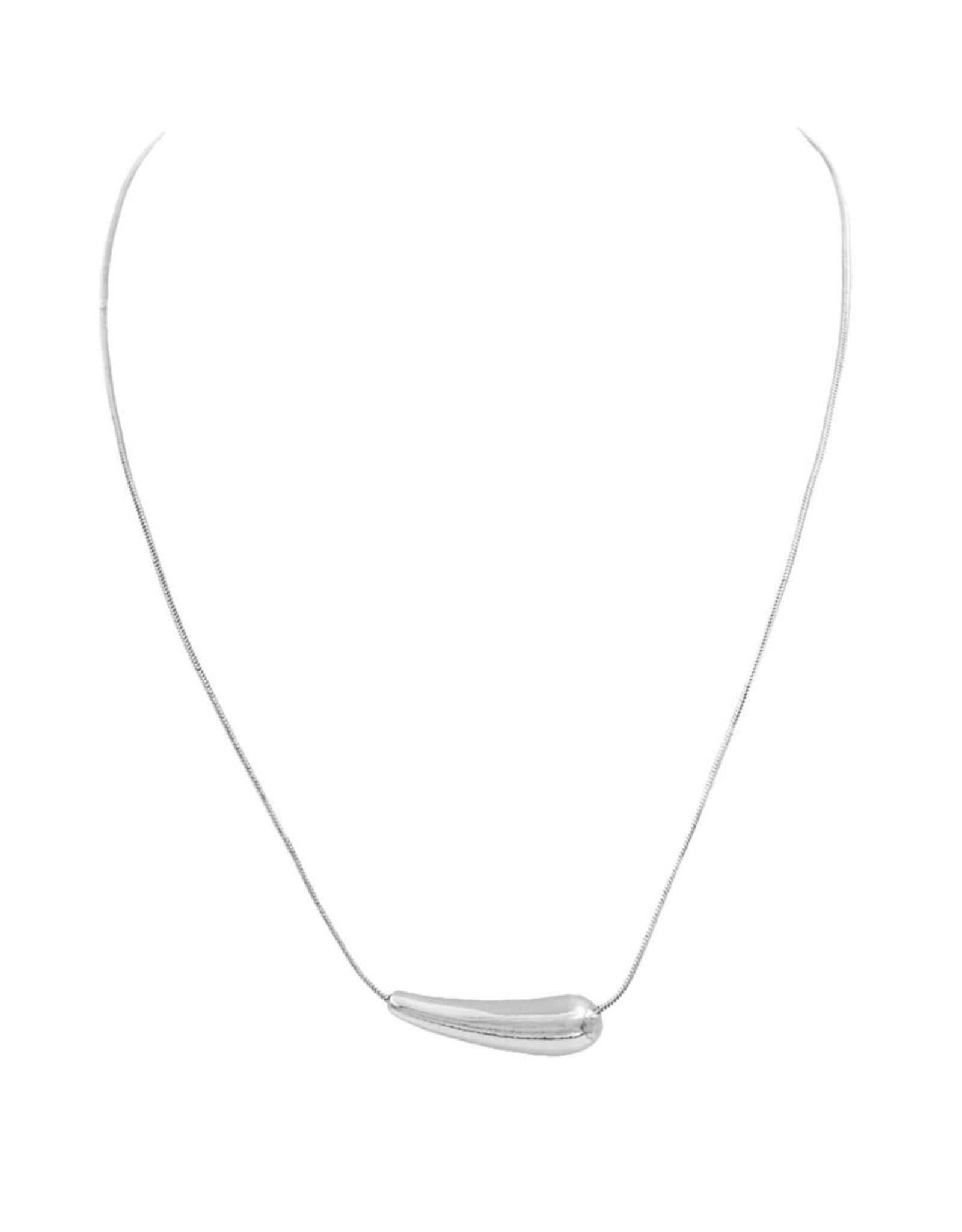 Long oval necklace