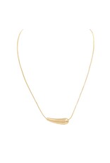 Long oval necklace