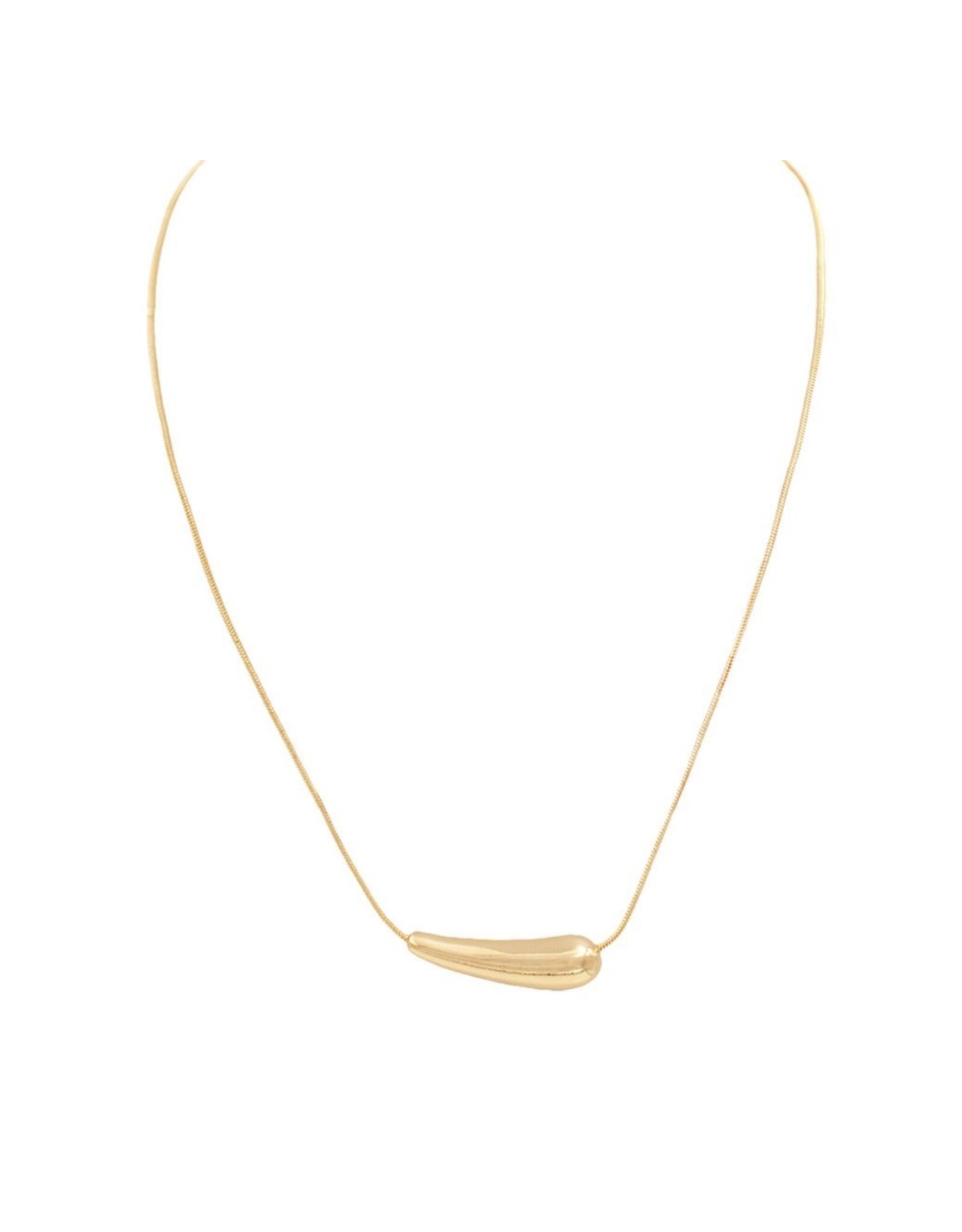 Long oval necklace