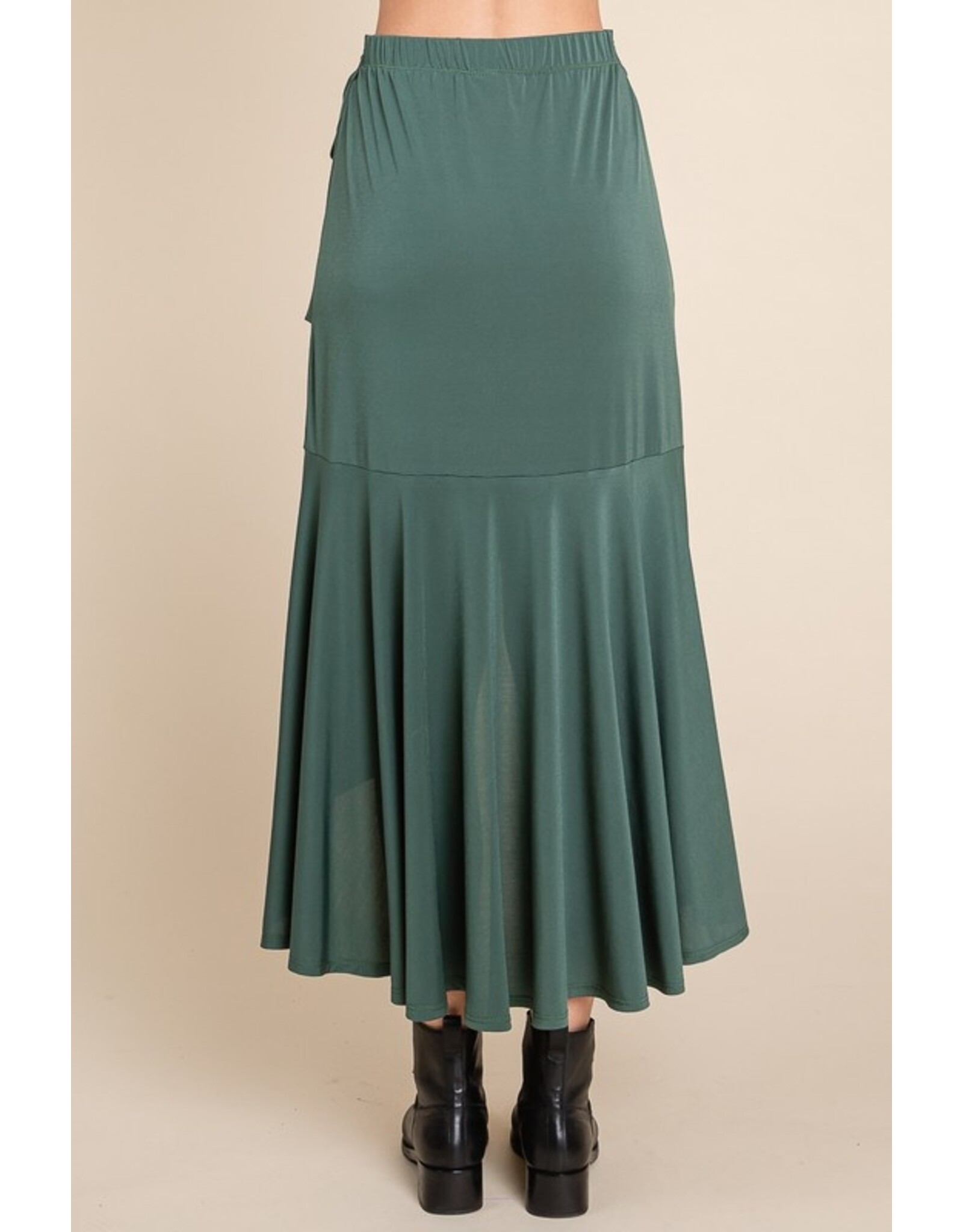High Low Wrap Maxi Ruffle Skirt - LA Trends Addict High Low Wrap Maxi Ruffle Skirt - LA Trends Addict