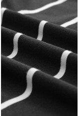 LATA Striped Slit Long Dress