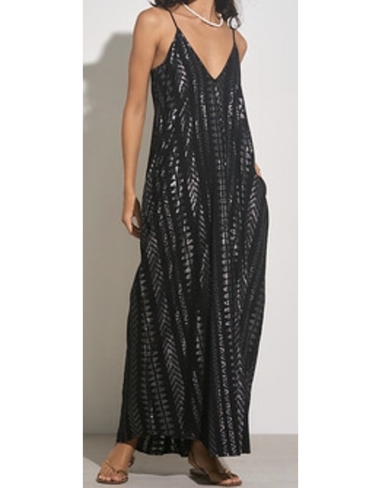 Elan ELAN Spaghetti Strap Maxi