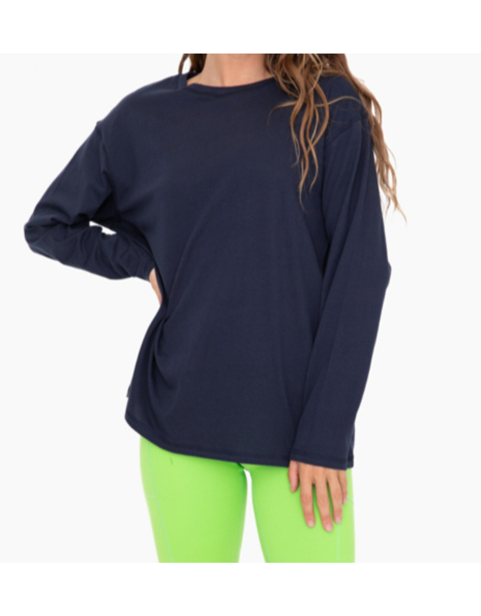 mono b Long Slv Boyfriend Tee