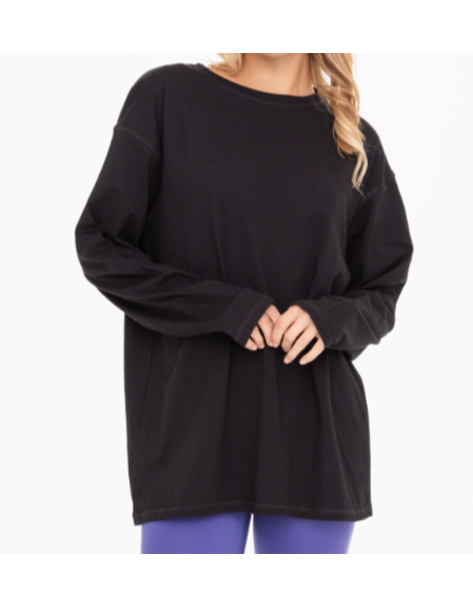 mono b Long Slv Boyfriend Tee