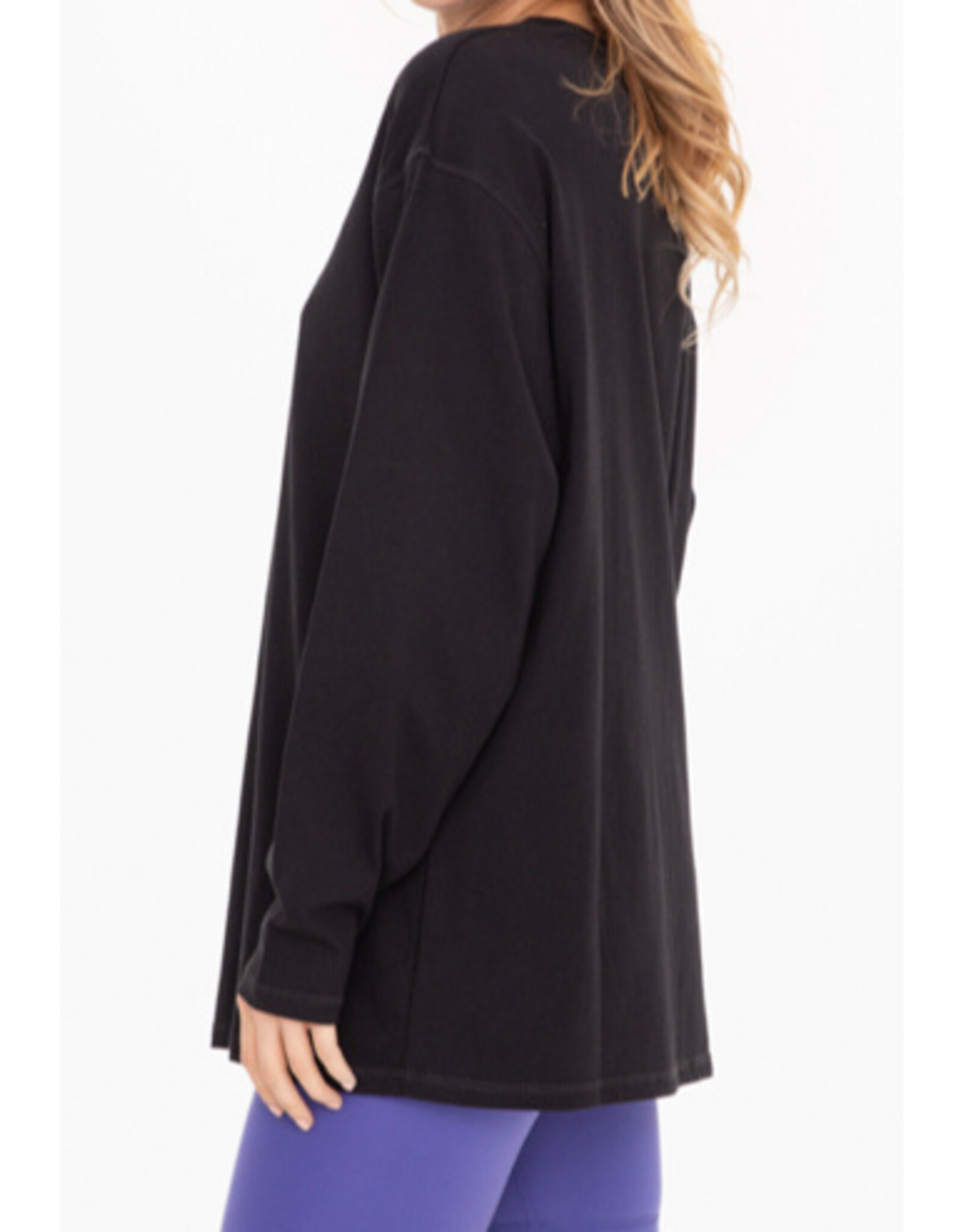 mono b Long Slv Boyfriend Tee