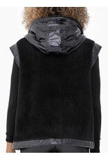 mono b Black Faux Fur Vest mono b Black Faux Fur Vest