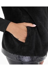 mono b Black Faux Fur Vest mono b Black Faux Fur Vest