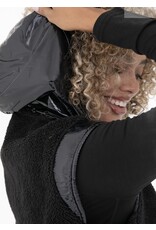 mono b Black Faux Fur Vest mono b Black Faux Fur Vest