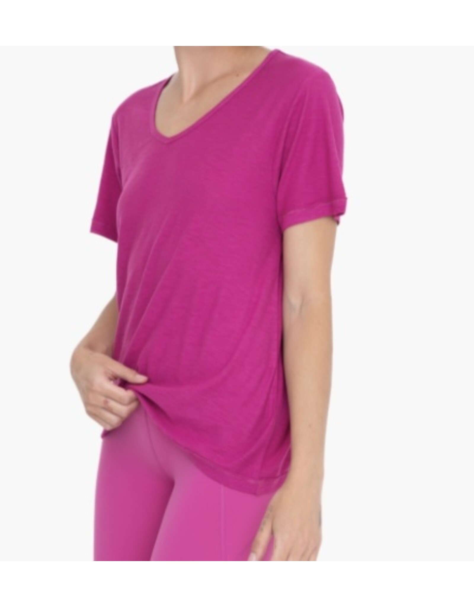 mono b v-neck core tee