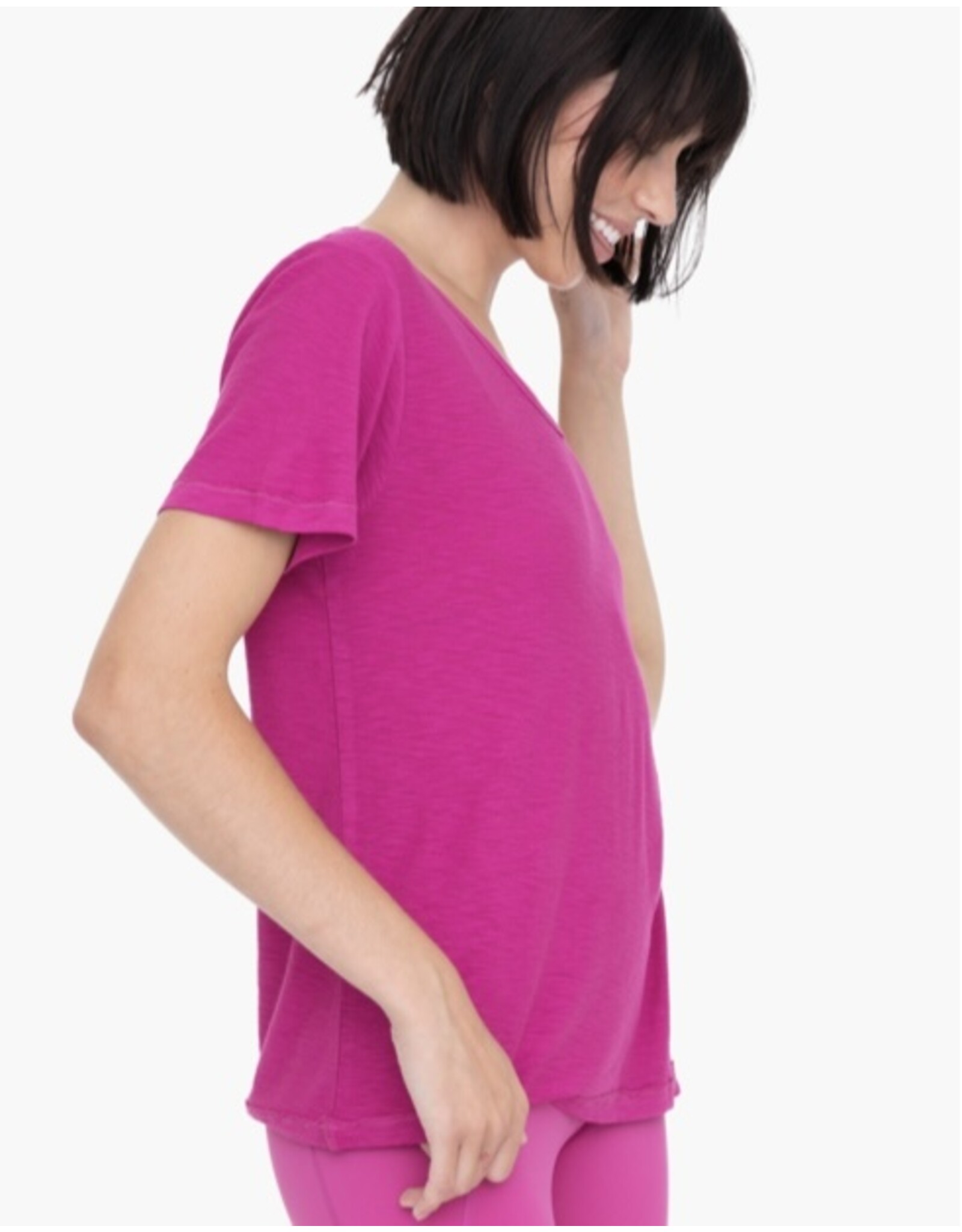 mono b v-neck core tee