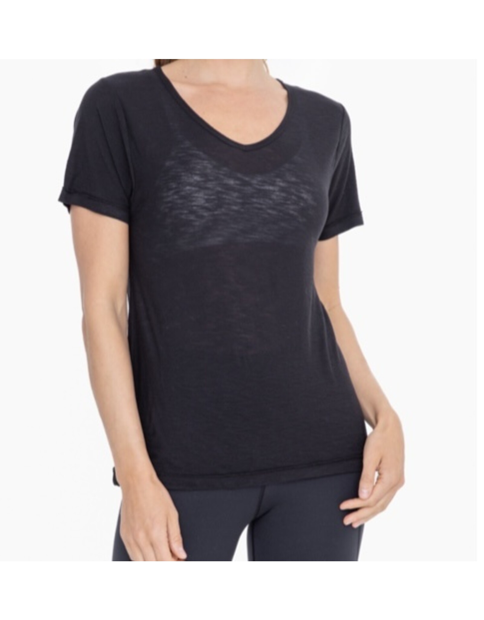 mono b v-neck core tee