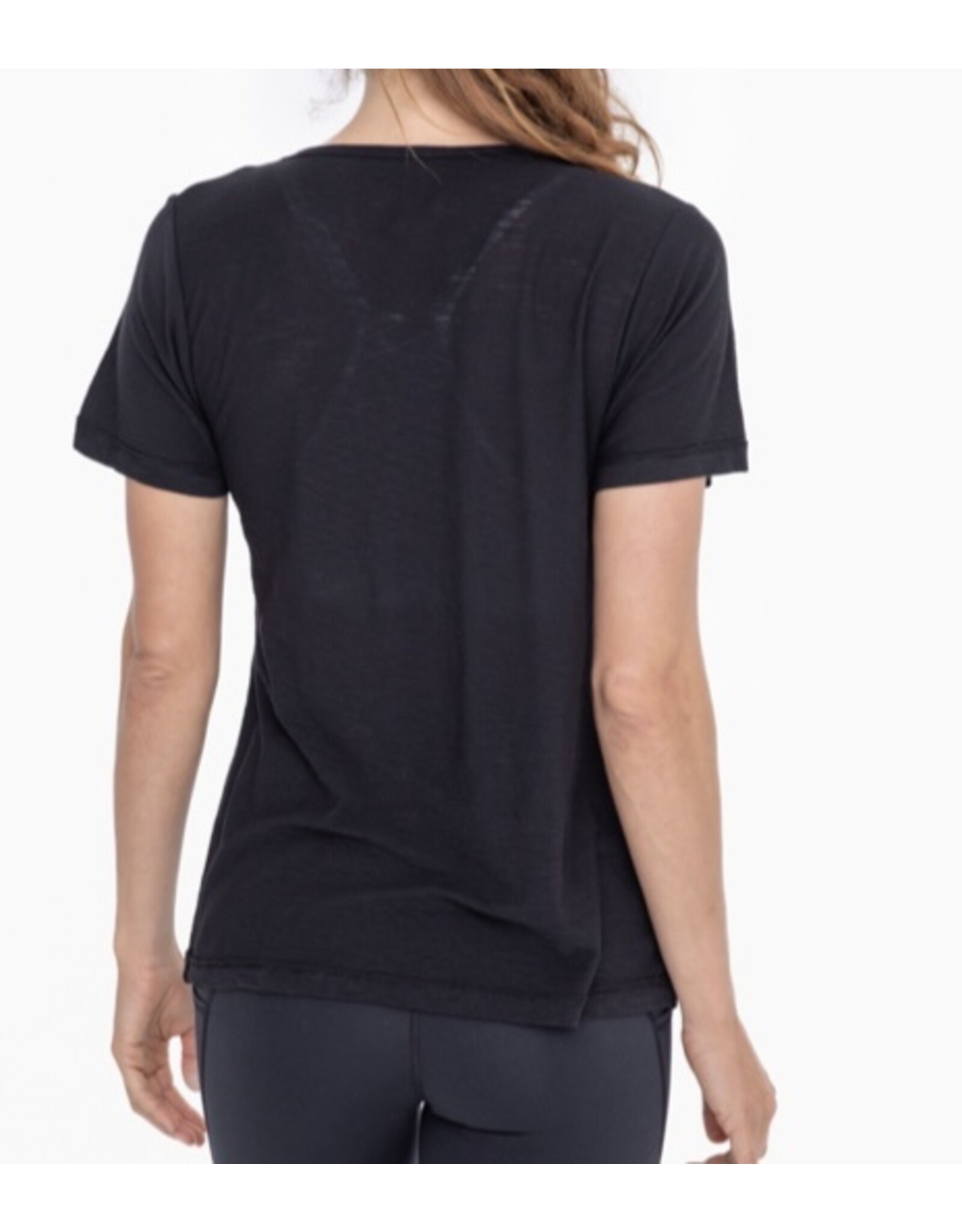 mono b v-neck core tee