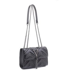 LATA V Tassel Crossbody Quilted Bag