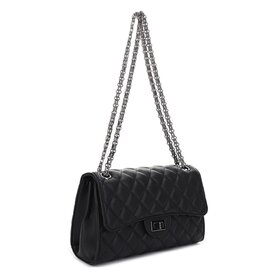 LATA Quilted Twist Crossbody Bag