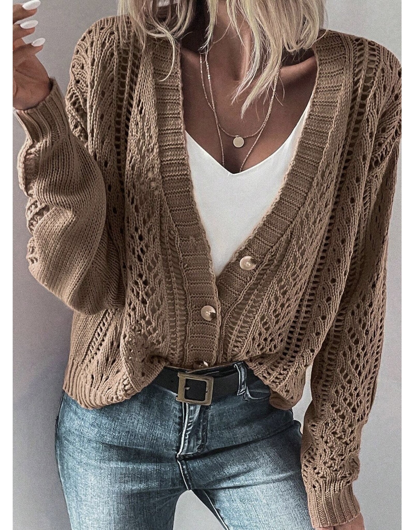 LATA Knit Sweater Cardigan