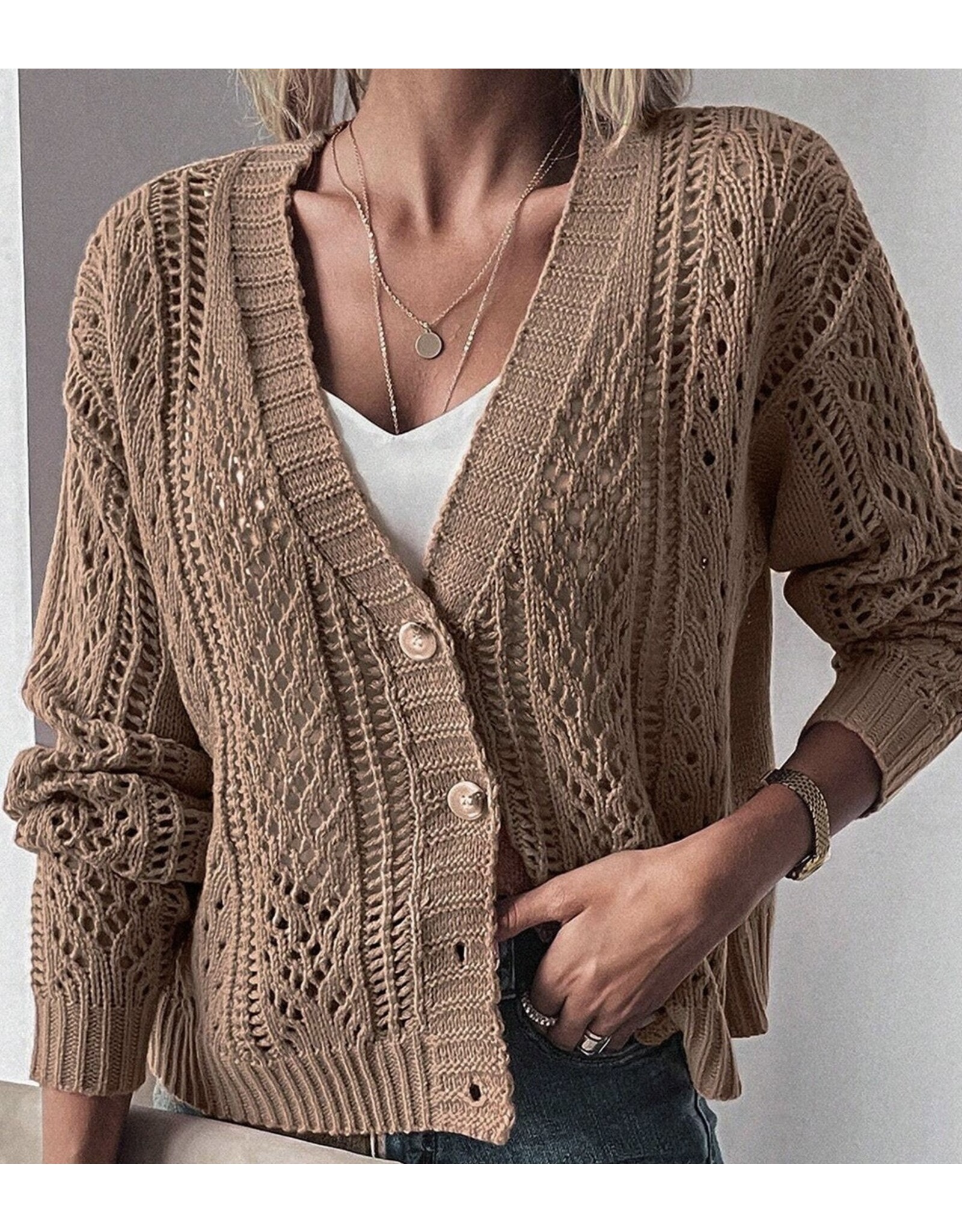 LATA Knit Sweater Cardigan