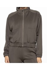 mono b Curvy Mock Neck Jacket