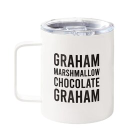 Santa Barbara Designs S'mores Stainless Steel Mug - Graham Marshmallow