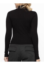 mono b Micro Long Slv Turtleneck