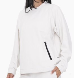 mono b Ivory Fleece Pullover