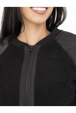 mono b Plush Sherpa Bliss Bomber