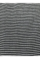Striped V neck b/w jumpsuit