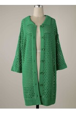 miracle Crochet Long Cardigan