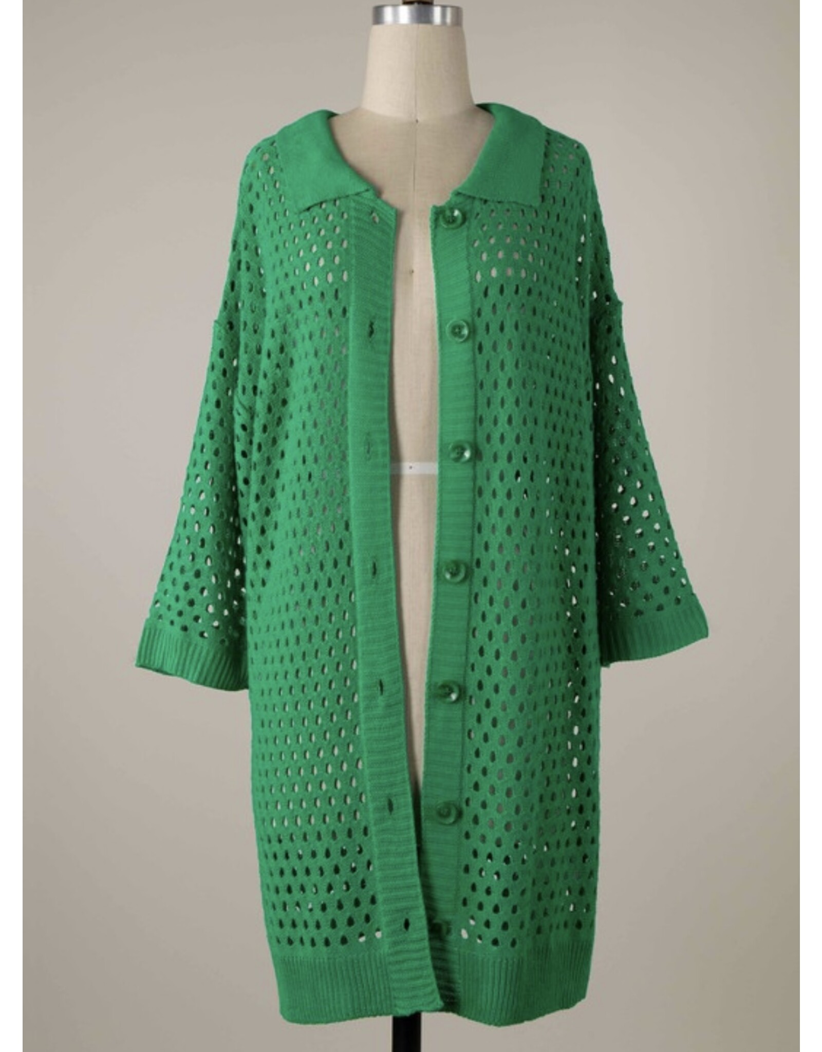 miracle Crochet Long Cardigan