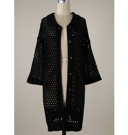 miracle Crochet Long Cardigan