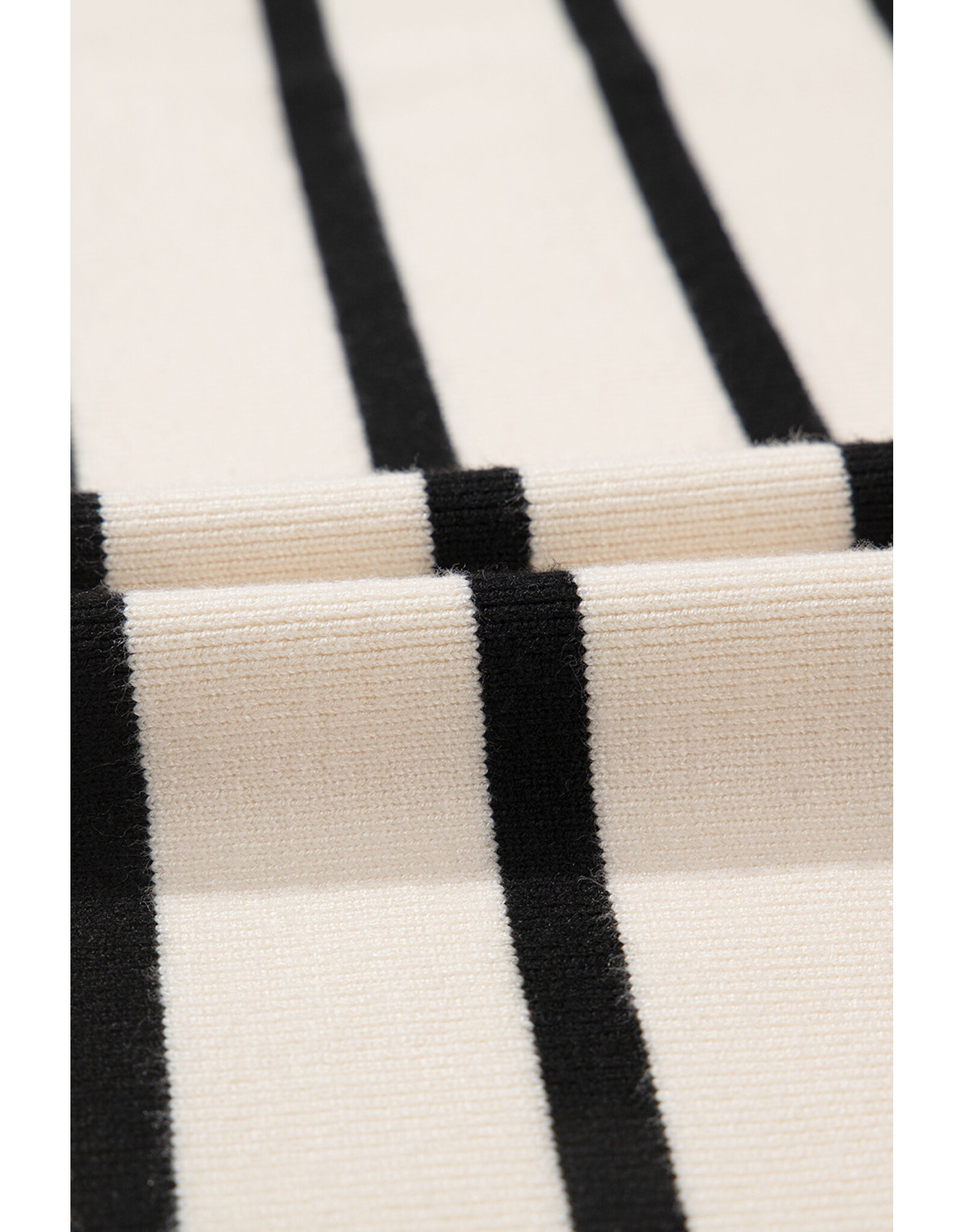 LATA Black Stripe Buttoned Cardigan
