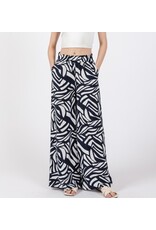 final touch Ink wide leg print pants