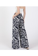 final touch Ink wide leg print pants