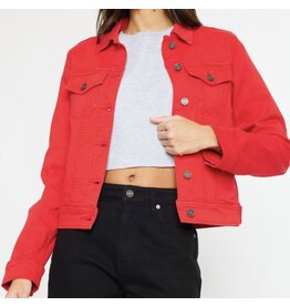 Kancan Red Jean Jacket