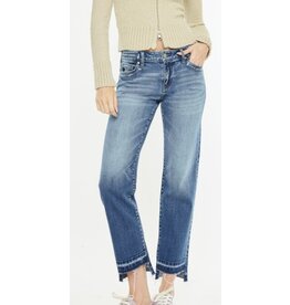 Kancan MR Crop Straight Jeans